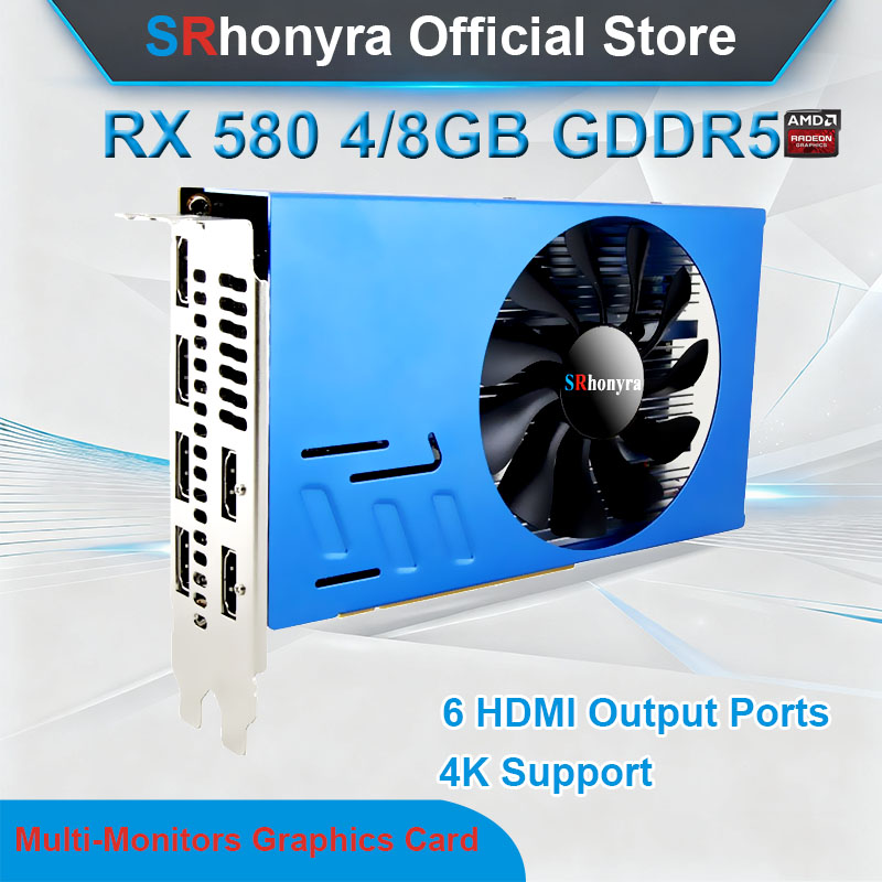 Rx 580 8Gb 2048Sp Gpu - SRhonyra AMD RX580 4/8GB Graphics Card
