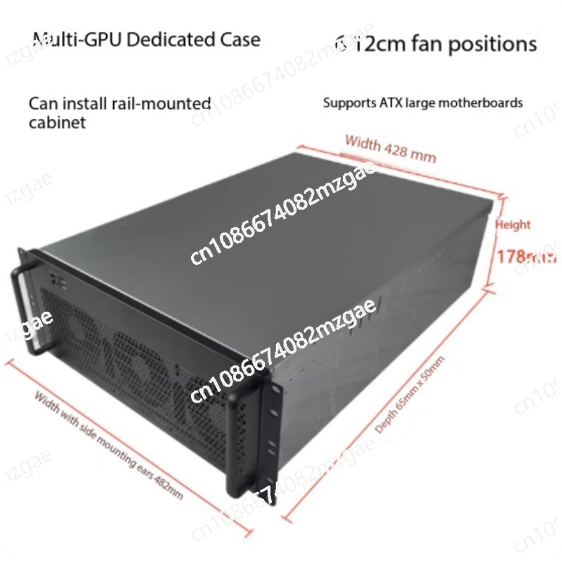 8 Gpu 4U Server Chassis - 4U multi-graphics card chassis 6/8 graphics