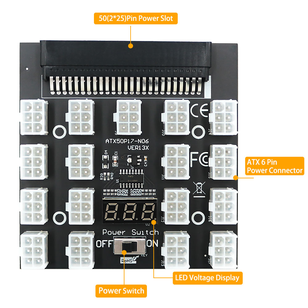 For DELL 750W 1100W 1600W 2000 - огляд і ціна 2000W Atx Mining Power Supply