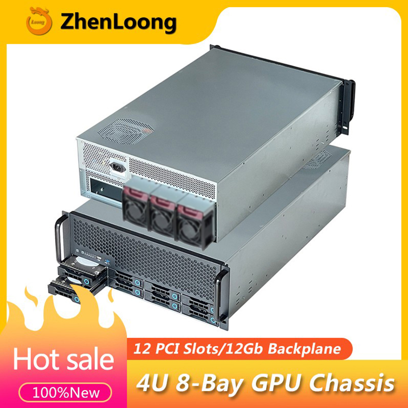 ZhenLoong GPU  4U Server Rack  - огляд і ціна 8 Gpu 4U Server Chassis