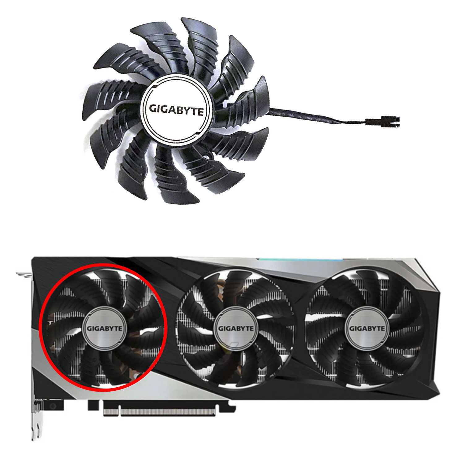 3 FAN Brand New 4PIN 85MM T129 - огляд і ціна Rtx 3070 8Gb Graphics Card