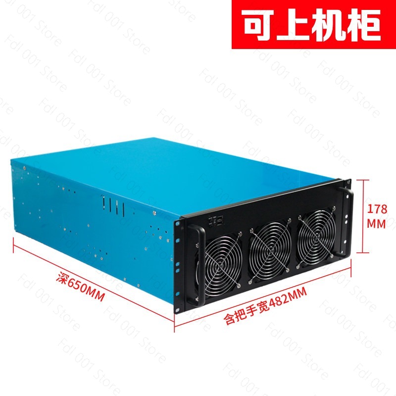 4U multi-graphics card chassis - огляд і ціна 8 Gpu 4U Server Chassis
