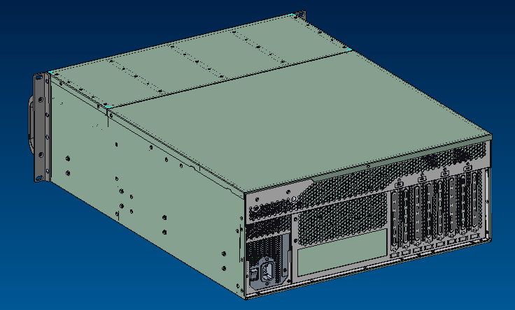 Rack 4U 4bays Hotswap Server c - огляд і ціна 8 Gpu 4U Server Chassis